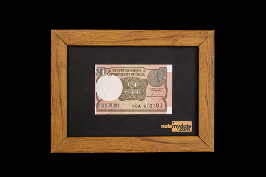 ₹1 Timeless Series Note Frame - Custom Special Date & Birthday